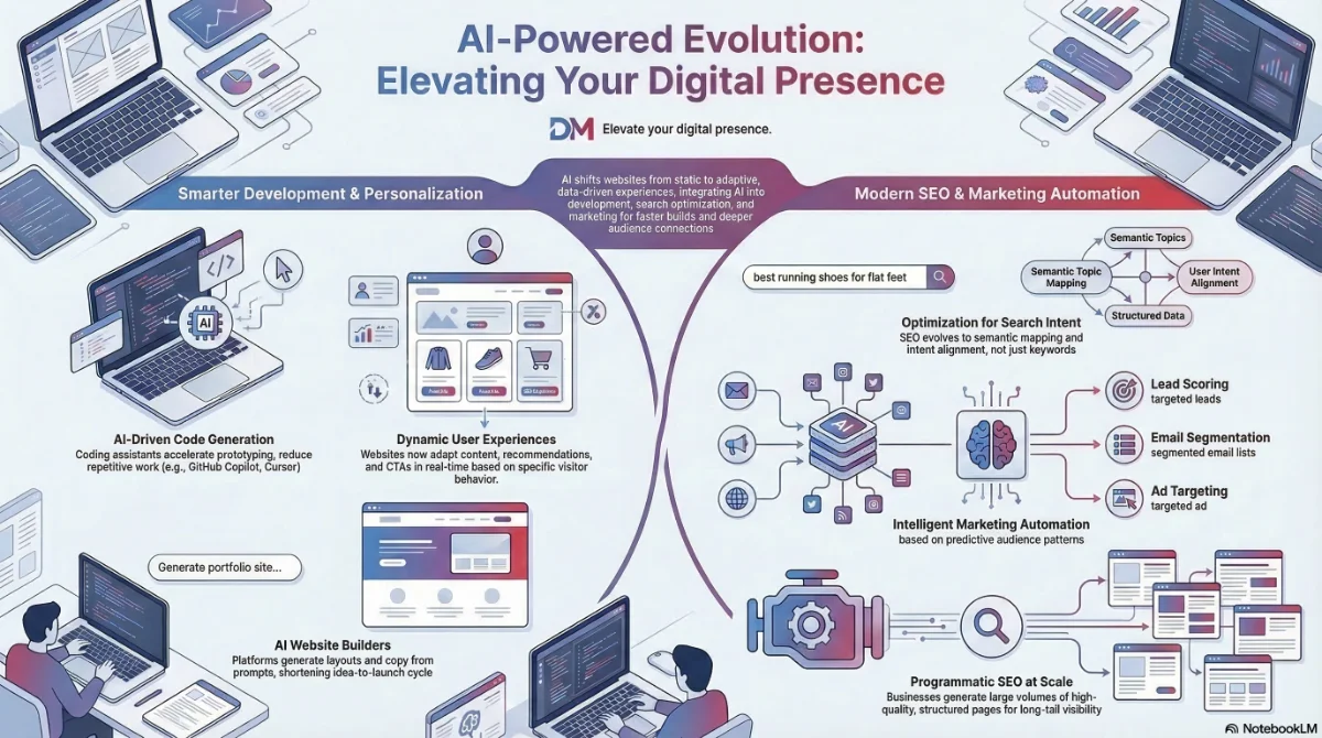 AI-Powered Websites: How AI Is Transforming Web Development, SEO & Marketing