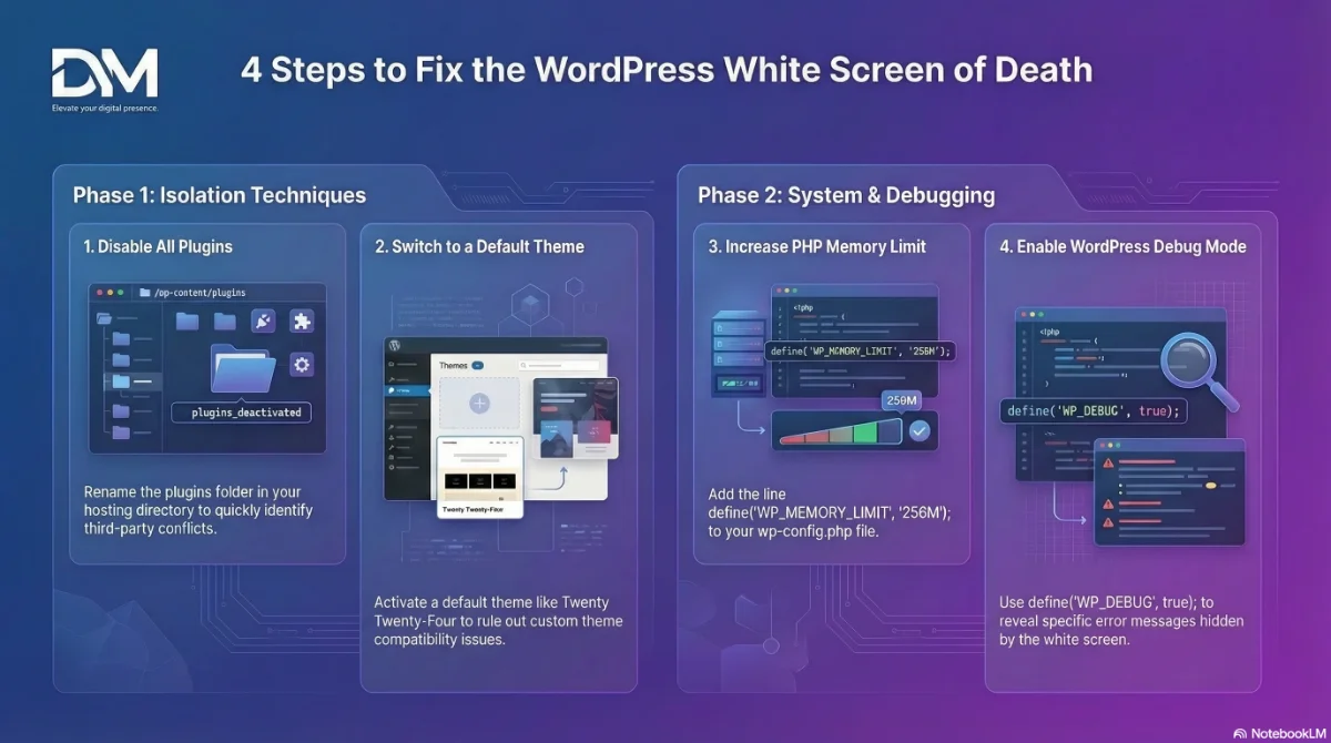 How to Fix the WordPress White Screen of Death (Step-by-Step Guide)